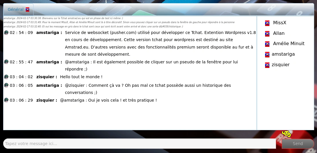 Image 1 du projet Pusher Tchat